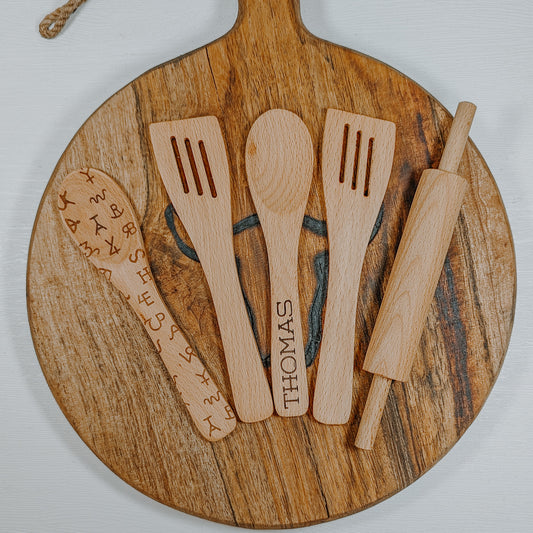 Children's Wooden Spoon Set