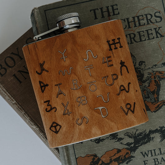 Cattle Brand Flask